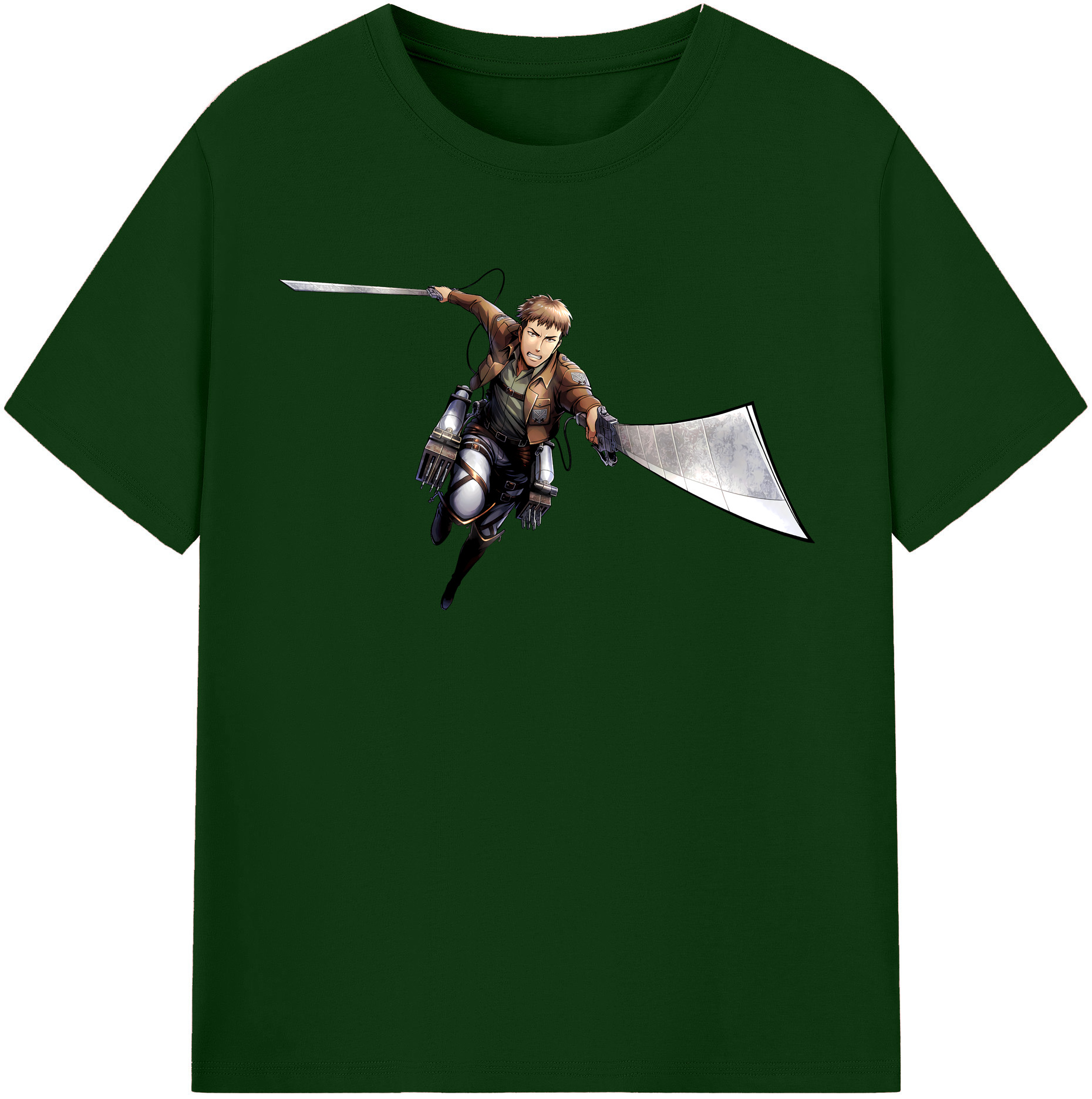 （画像用） 進撃の巨人 Attack on Titan 綿100％半袖Tシャツ（フロントプリント）
